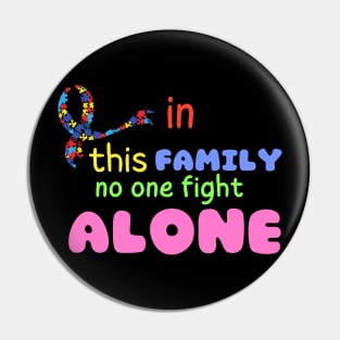 Autism awareness, autism strong, autism fighter Pin