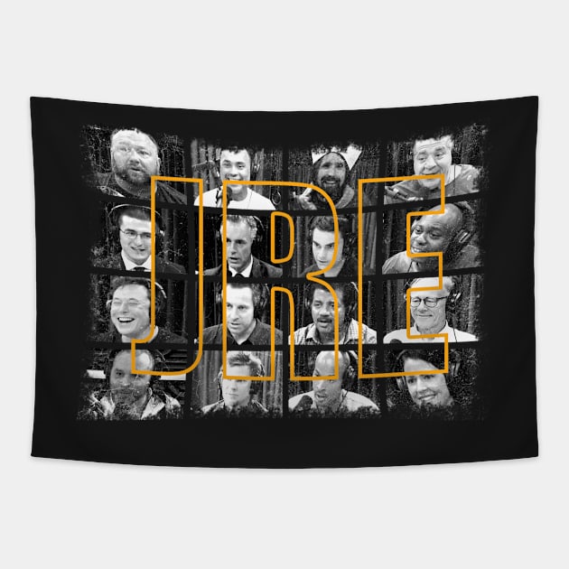 JRE Guests - Joe Rogan Experience Gifts & Merchandise for Sale Tapestry by Ina