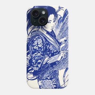 Japanische Geisha: Ästhetisches Bild der japanischen Kultur Phone Case