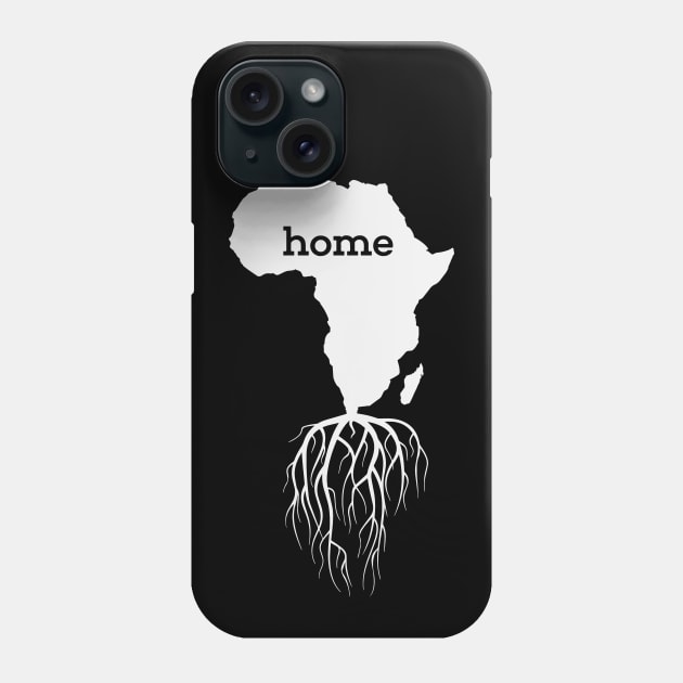 Black History Month BLM, Home Africa Map With African Roots Phone Case by Charaf Eddine