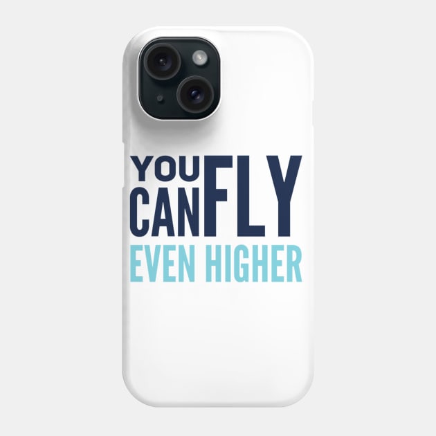 You Can Fly Even Higher (Spiker) Phone Case by GFX ARTS CREATIONS