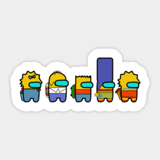 Among Us Stickers Teepublic