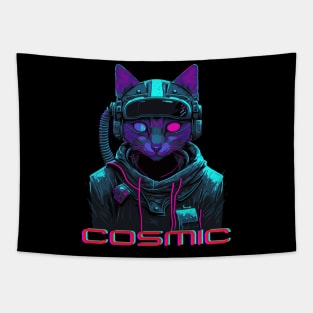 Cosmic Cat Tapestry