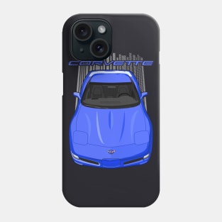 Corvette C5-blue Phone Case