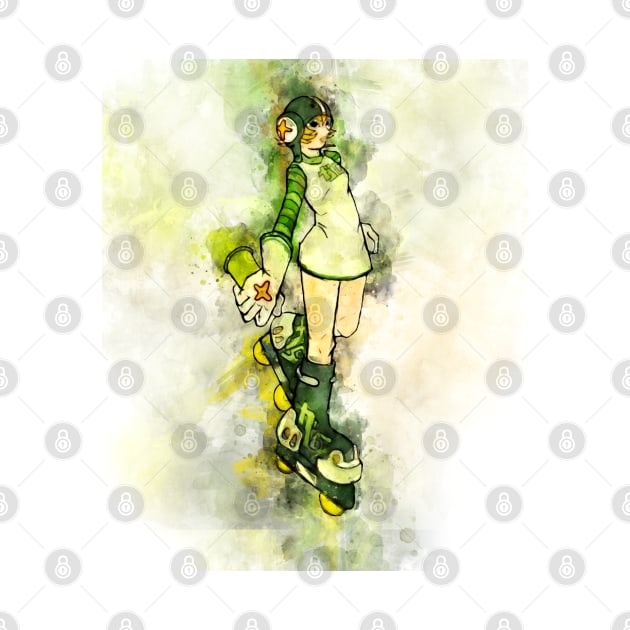 Jet Set Radio - Gum *watercolor* by Stylizing4You