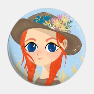 anne with an e jilooo version an semi orange red hair girl Pin