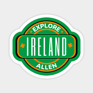 Allen, Ireland - Irish Town Magnet