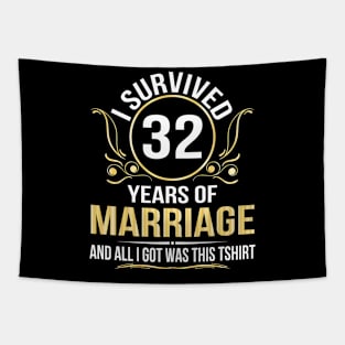 I Survived 32 Years Of Marriage Wedding And All I Got Was This Tapestry