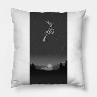 BLACK DEER LINEAR STYLE Pillow