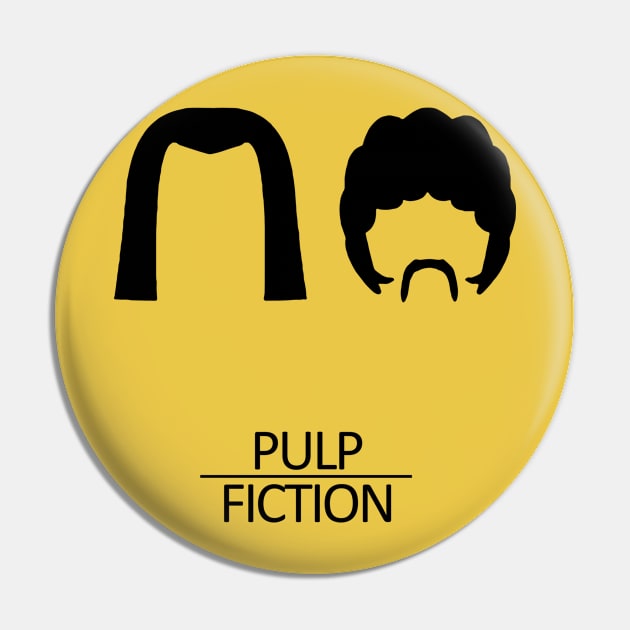 Pulp Fiction Haircuts Movie Silhouette Pin by Rebus28