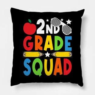 2nd Grade Squad Teachers Boys Girls Funny Back To School Pillow