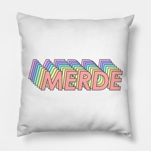 Merde Pillow by laundryday