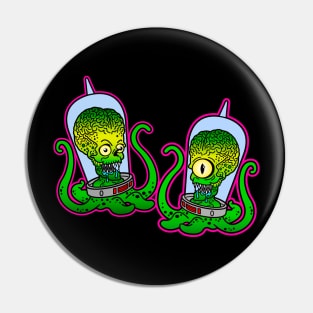 Aliens of Springfield Pin