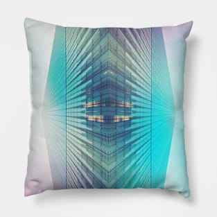 Tower One (reflection) Pillow
