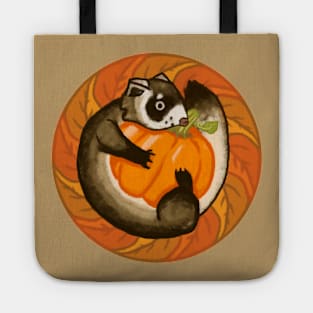 Black-Footed Ferret Pumpkin Tote