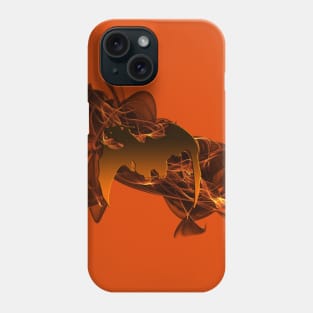 Dragon From The Ashes on Orange Phone Case