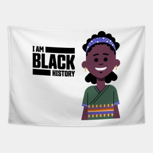 Black history month t-shirt Tapestry