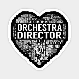 Orchestra Director Heart Magnet