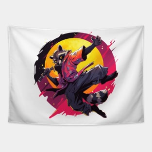 ninja raccoon Tapestry