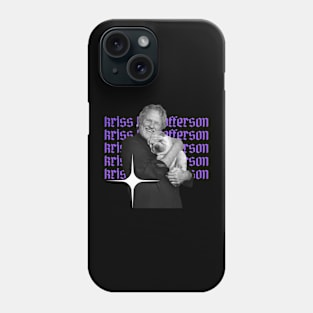 Kris kristofferson x retro designs Phone Case