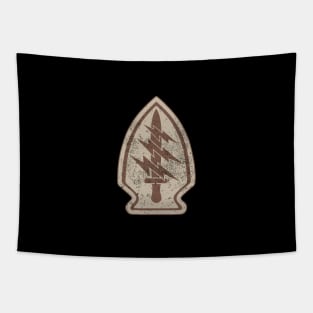 1st Special Forces Command (Airborne) (distressed) Tapestry