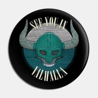 Nordic Viking Valhalla Skull Pin