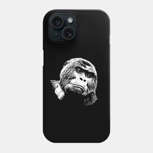 Gorilla portrait Phone Case