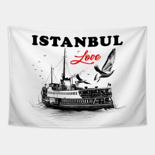 Istanbul love Tapestry