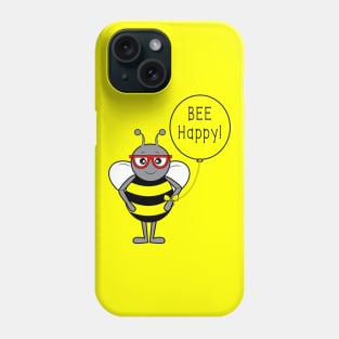 Bee with Balloon: Bee Happy! Phone Case