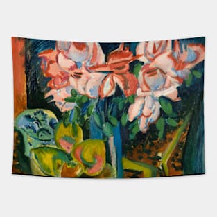 Pink Roses Tapestry