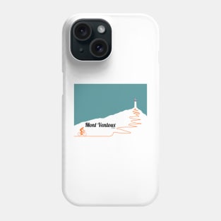 Mont Ventoux Cycling Artwork Phone Case