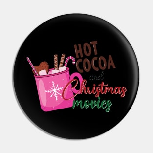 Hot Cocoa and Crhistmas Movies Pin