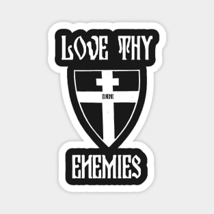 Love Thy Enemies Orthodox Cross Byzantine Shield Eirene Magnet