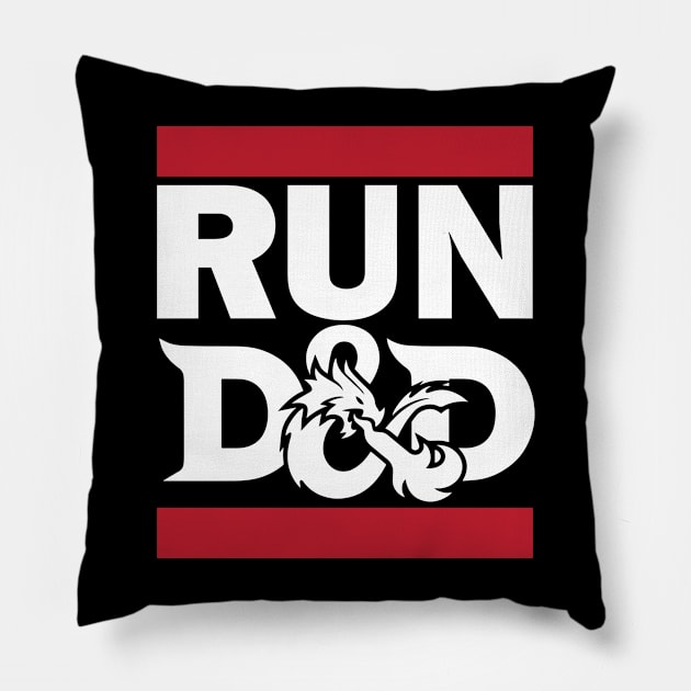 RUN D&D Pillow by JP