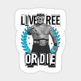 Lucho Libre Patriot Freedom Magnet