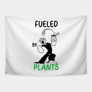 Fueled by Plants Vegan Gym Enthusiast Bodybuilder Tapestry