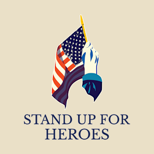 Stand Up For Heroes Design T-Shirt