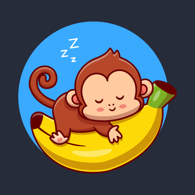 Cute Sleeping Monkey by Nessanya