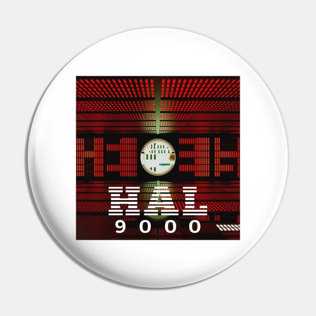 2001 A Space Odyssey Hal Computer Logo Pin by Angel arts