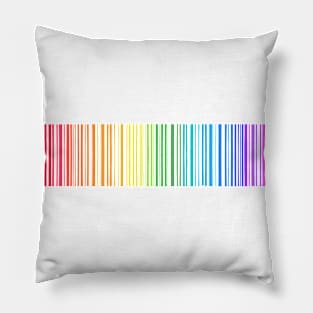 Rainbow Barcode Pillow