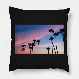 Silhouetted palms. Pillow