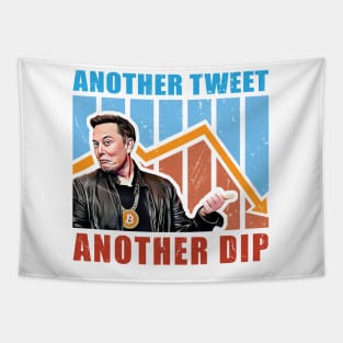 Another tweet by Elon Musk, another dip in Bitcoin Tapestry