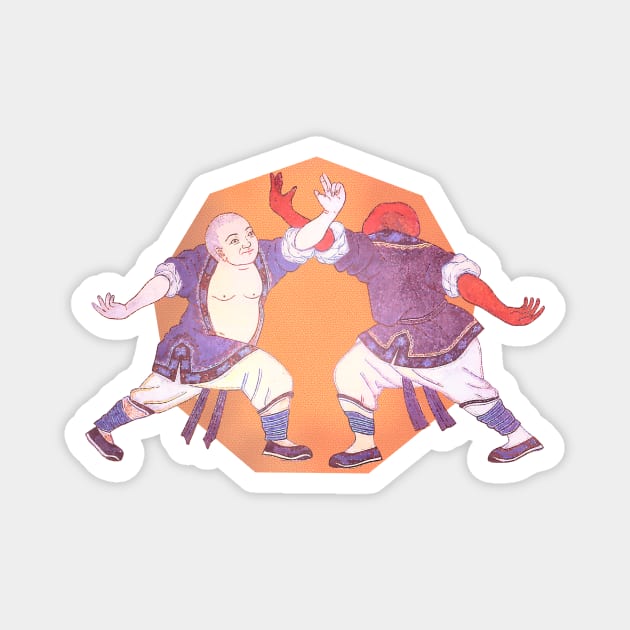 Shaolin Mural Magnet by Doc Multiverse Designs