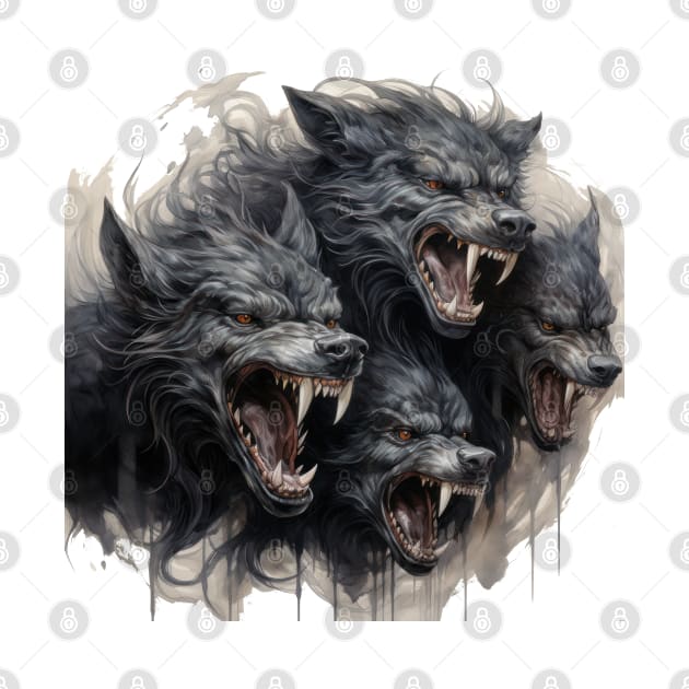 Angry Wolves by Urban Archeology Shop Gallery