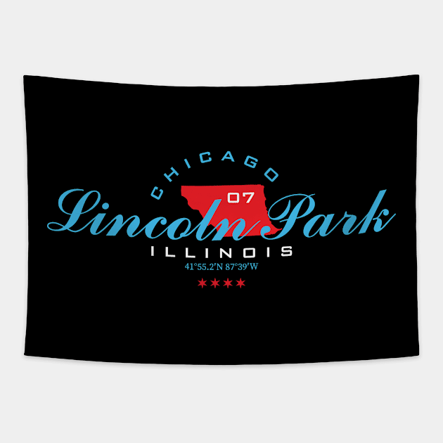 Lincoln Park / Chicago Tapestry by Nagorniak