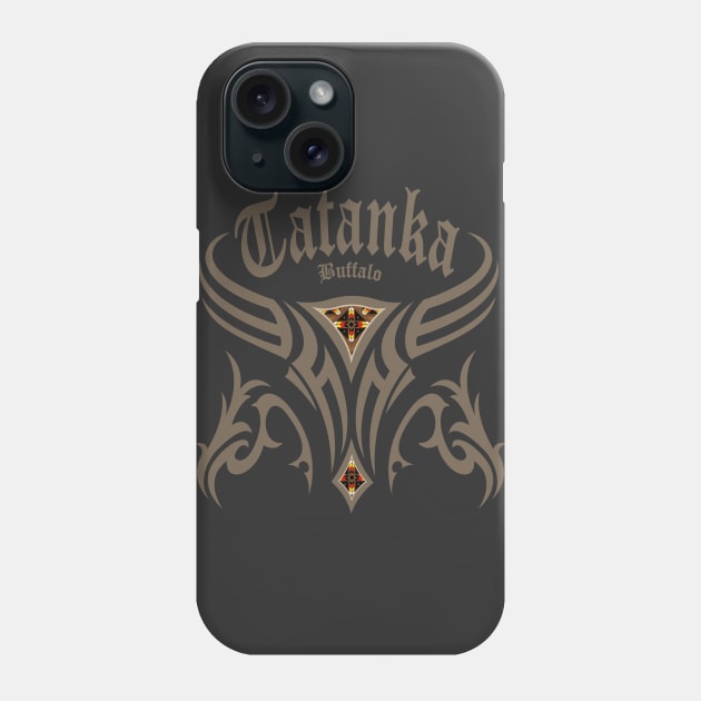 TaTanka Gray Phone Case by melvinwareagle