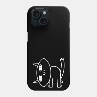 Tilting head cat Phone Case