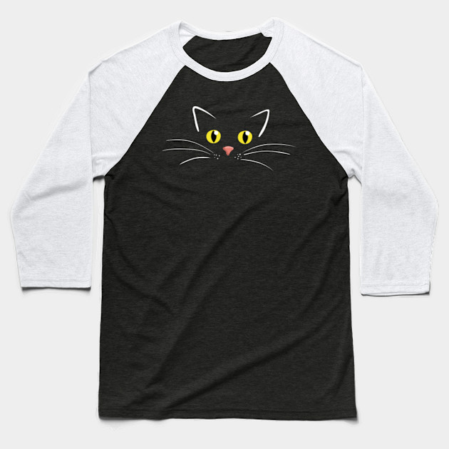 Cat Face Black Cat Halloween Costume T Shirt Cat Face Black