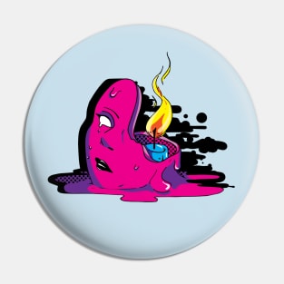 Meltdown (Black BG) Pin