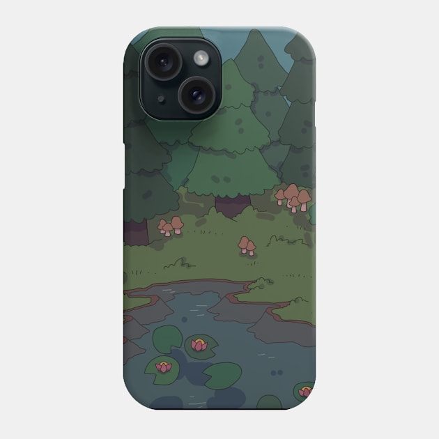 Lilypad Pond Phone Case by greenishsapphire